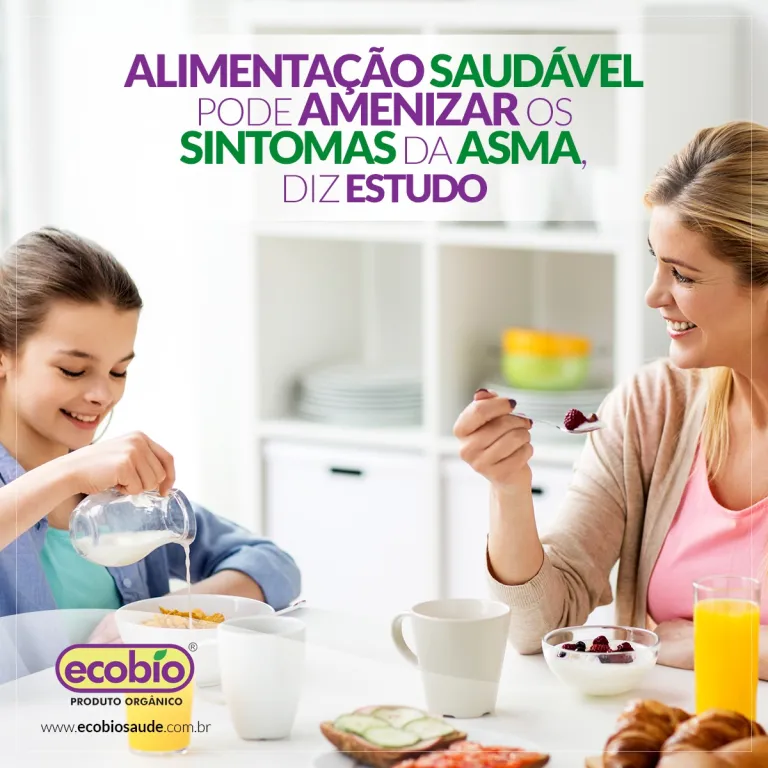 Alimentação saudável pode amenizar os sintomas da asma, diz estudo
